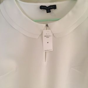 White blouse from Banana Republic